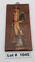 VINTAGE FREDERIC ELMIGER WALL PLAQUE OF A COLONEL