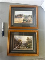 Framed tractor pictures