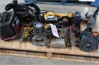 LOT, MISC POWER TOOLS ON THIS PALLET