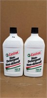2 Castrol Non-Detergent SAE 30 Lubricant