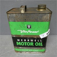 Vita Power Wearwell Motor Oil 2 Gallons Can