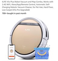 ILIFE V5s Plus Robot Vacuum and Mop Combo