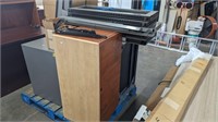 2 File Cabinets & Cubicle Parts