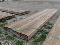 48 pcs. 5/4" x 6" x 16' CEDAR DECK LUMBER