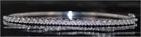 Brilliant 1/4 ct Diamond Bangle Bracelet