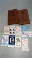 New/old postage stamps and pocket plate block