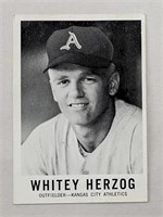 1960 Leaf Whitey Herzog Sports Novelties Card 71