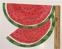 Wooden Watermelon Summer Sign