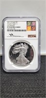 2021-W Type 1 Proof Silver Eagle NGC PF70