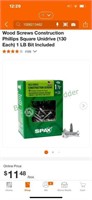 Spax construction screws