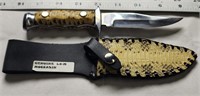Hunting Knife Moccasin Handle and Sheath