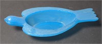 Blue Hemingray Bird Dish 10.5"