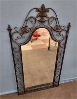 Large Metal Frame Mirror