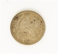 Coin 1869-S Liberty Seated Dime-VF/XF