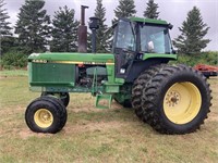 1985 JOHN DEERE 4650 2WD TRACTOR, C/W CAHR,