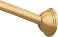 Gold 54-72"" Single Curved Shower Rod