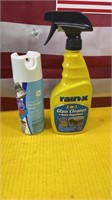 Rain-X and disinfectant spray