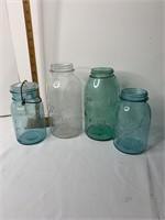 Assorted mason jars