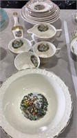 AMERICAN LIMOGE DISH SET W/ OTHER ASST CHINA