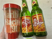 Dale Earnhardt Sun Drop Bottles Full with Cup