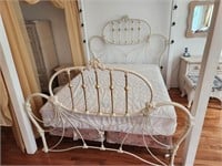 Queen bed frame- matterass & box springs optional