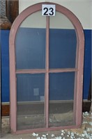 100 year old window. 2 Top sashes. 40" x 60"