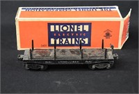 Lionel Train #3451 Automatic Lumber Car in Box