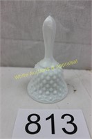 Vintage Milk Glass Hobnail White Bell