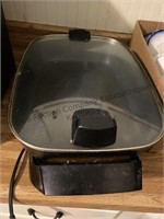Oster electric skillet and a toaster oven
