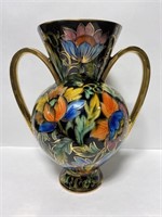 H. Bequet Quaregnon Belgium hand painted vase
