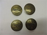 Coca-Cola Brass Vender Licence Pins