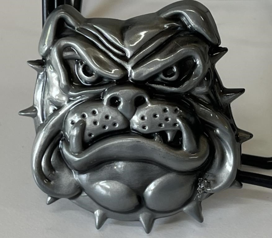 Bulldog Head Belt Buckle