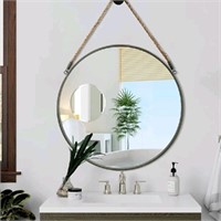 POZINO Round Mirror, Circle Mirror, Farmhouse Wall