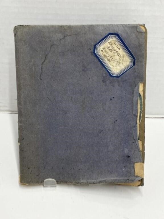 Diary Of Wife Of Wwii Service Man Circa.1944-46