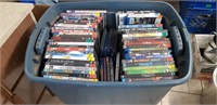 Tote of DVDs & Blue Rays