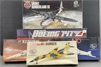 Five Sealed Model Airplanes