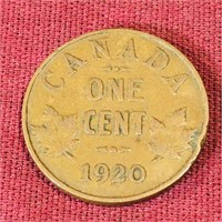 1920 Canada One Cent Coin