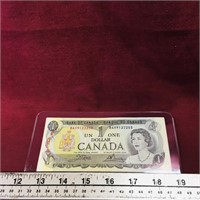 1973 Canada $1 Banknote Paper Money Bill