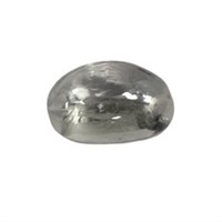 Natural Oval Cabochon 10.00ct White Sapphire