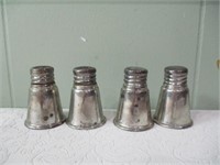 silverplated salt and pepper shakers