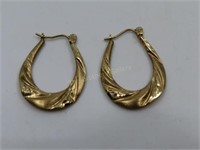 10K Gold Earrings, 1 gram