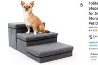 Foldable Dog Stairs/Steps 3-Tier Pet Steps