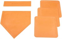 Orange Throw Down Bases (5 Piece)