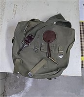 Army green backpack