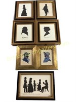 Seven Colonial Silhouettes