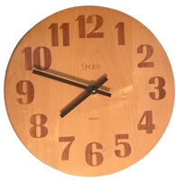 Linden Wood Wall Clock
