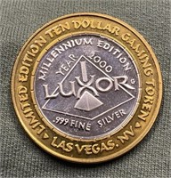 .999 Silver Luxor Casino Gaming Token