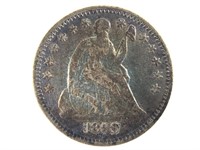 1858 Over Inverted Date Bust Half Dime