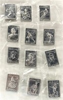 12 Topps Aluminum Baseball Cards-1986