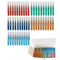 50Pcs Interdental Slim Brushes 0.7-1.2mm Dental...